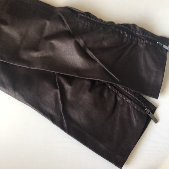 NWT Grey Jason Wu Leather Pants (Size 4) - Picture 10 of 13